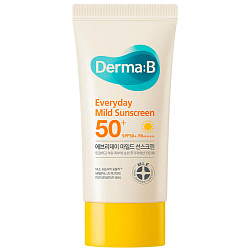 Derma:B Мягкий солнцезащитный крем Everyday Mild Sunscreen SPF50+ PA++++, 50мл.