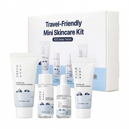 Round Lab  Travel-набор средств с морской водой Travel-Friendly Mini Skincare Kit 1025 Dokdo.