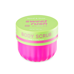 Spark'&Glow Скраб для тела с ароматом экзотических фруктов - Body scrub velvet haze scent, 400г.