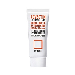 ROVECTIN Солнцезащитный крем Skin Essentials Double Tone-up UV Protector SPF50+ PA++++, 50 мл.