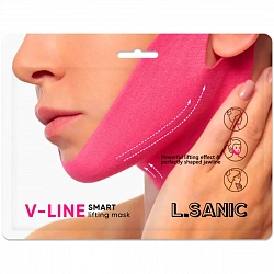 L.SANIC Маска-бандаж для коррекции овала лица V-Line Smart Lifting Mask, 19,7g.