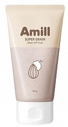 AMILL Глиняная маска SUPER GRAIN WASH-OFF PACK, 100мл.