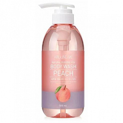 Around Me  Гель для душа с экстрактом персика  Natural Perfume Vita Body Wash Peach, 500мл.