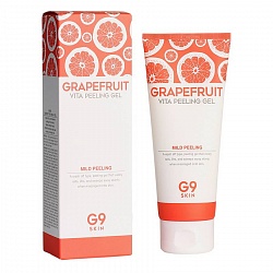 G9SKIN Гель-скатка для лица Grapefruit Vita Peeling Gel, 150мл.