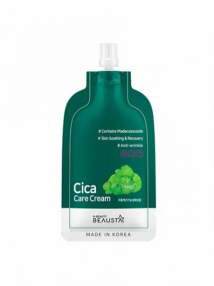 Beausta Крем для лица успокаивающий с центеллой  Cica Repair Cream, 15мл.