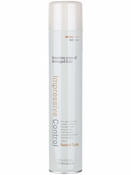 Welcos Лак для волос сильной фиксации Mugens Natural Spray, 300мл.