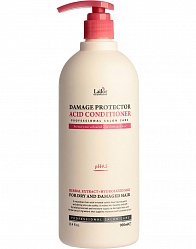 LA'DOR  Кондиционер для поврежденных волос  damaged protector acid conditioner, 900мл.