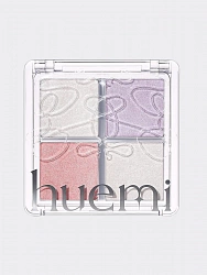 Huemi Многофункциональная палетка-хайлайтер  Multi-Use Glow On Palette №01 Full Glam.