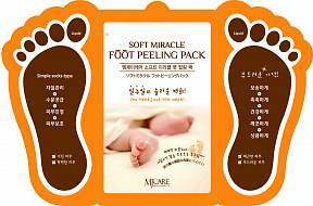 Mijin Маска отшелушивающая для ног  Foot peeling pack, 2*15мл.