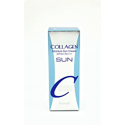 Enough Крем солнцезащитный увлажняющий с коллагеном - Collagen sun cream SPF50+/PA++++, 50г.
