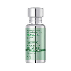 VT Cosmetics Бустер-эссенция с ретинолом и центеллой Cica Reti-A Essence, 0.3%.